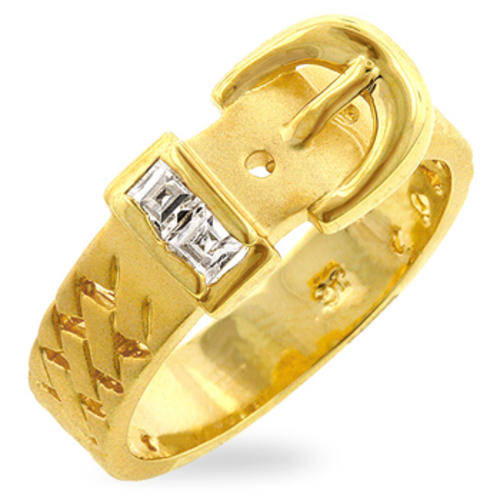 Gold Buckle Ring *USA IMPORT*